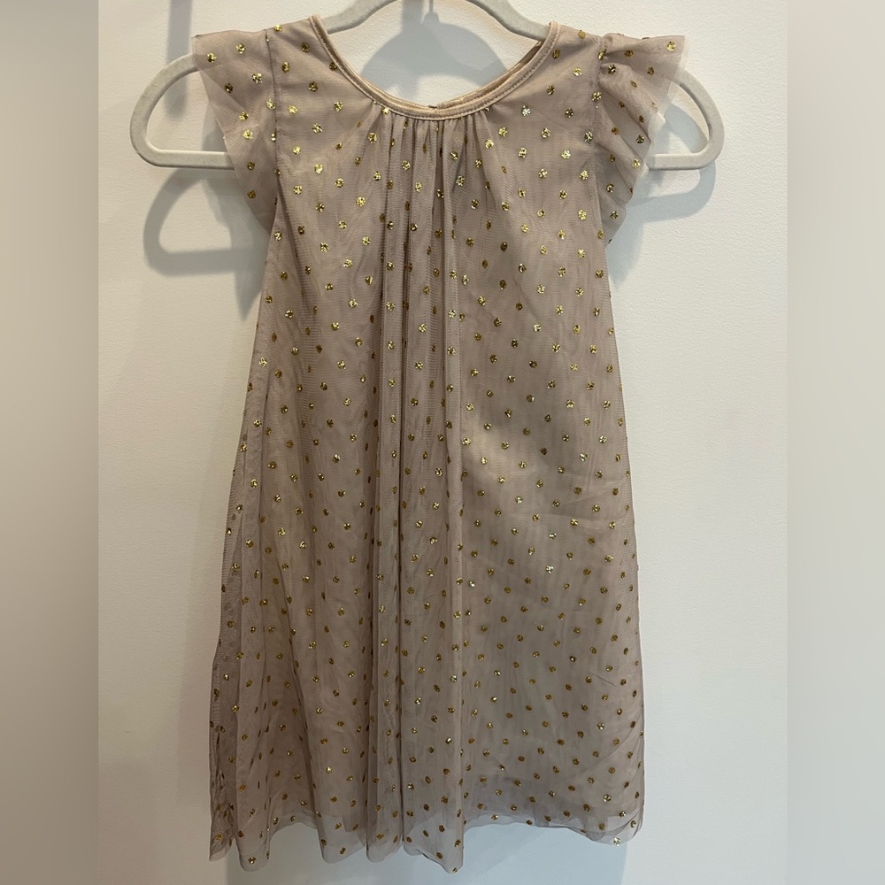 Cute Glitter Gold Dress